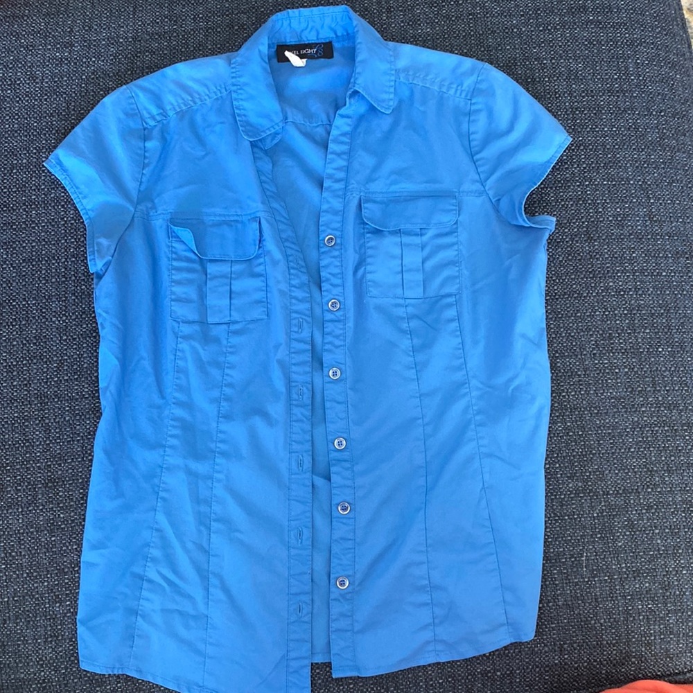Blue blouse size small